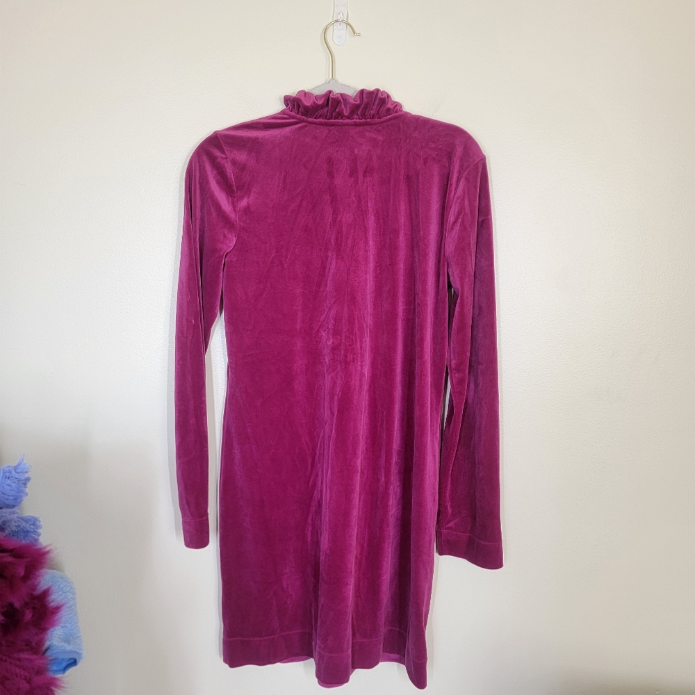Lilly Pulitzer UPF 50+ Skipper Dress Bordeoux Berry Pink Size Medium - Picture 5 of 5